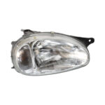 Replacement Headlight for Opel Corsa 1995 w/socket (RHS)