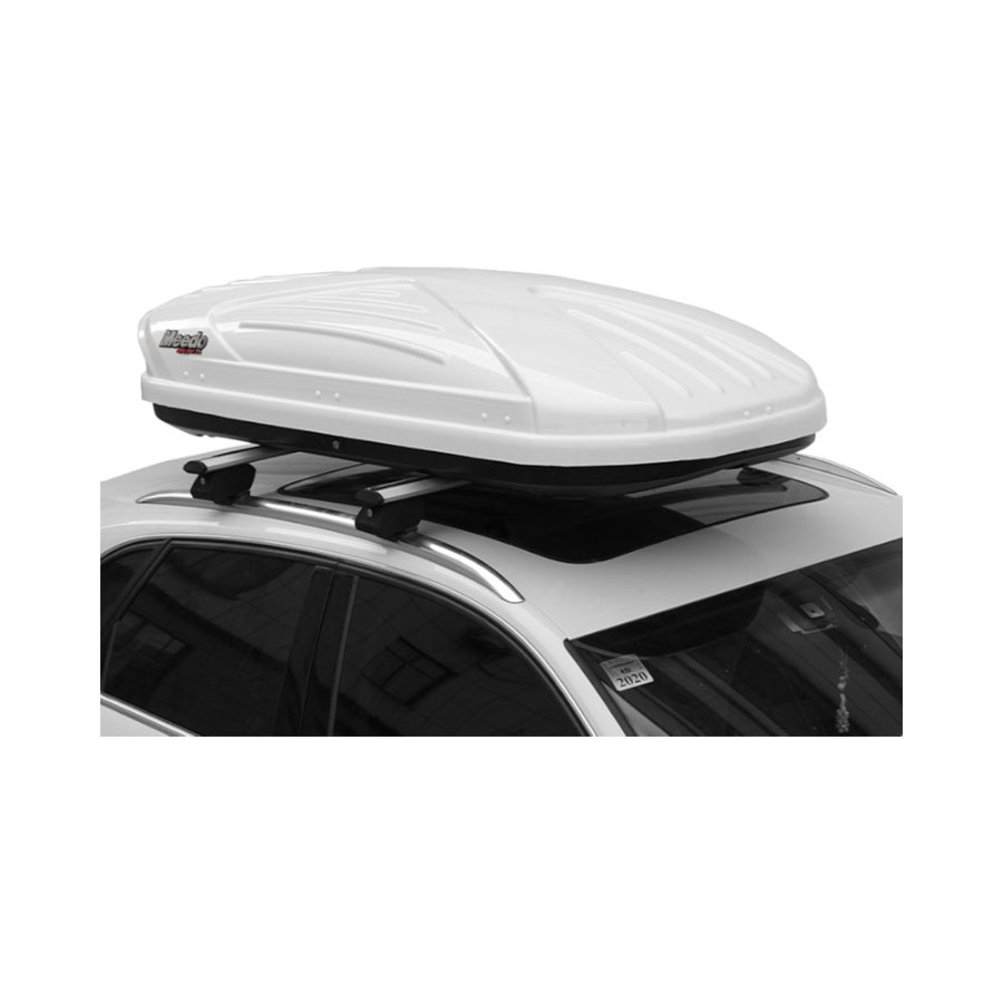 Meedo Vehicle Roofbox Carrier X Design 420litre Capacity (White