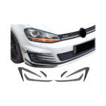 VW Mk7 Rear Bumper Cannard Add-on Trim (pair)