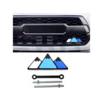 TRD Tri Colour Mountain Peak Design Grille Badge (Blue & White)
