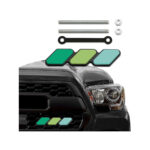 TRD Tri Colour Grille Badge (Green/Green/Blue)