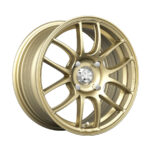 15" A-Line AR-Z2 4/100 Race Gold R-Spec Alloy Wheels