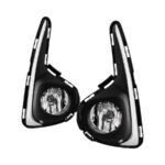 Toyota Yaris 2017+ Chrome Trim Bumper Folight Kit (includes harness)