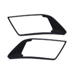 Matt Black headlight Trim for Nissan Navara 2021 High Spec