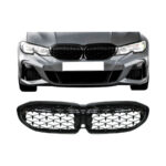 Gloss Black Diamond Grills Suitable to fit Bmw G20 3 Series 2018