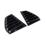 Gloss Black Quarter Window Louvre for VW Golf Mk5 (pair)