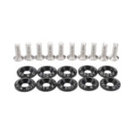 Addco Racing 10PC M6 CNC Billet Aluminum Bolt Dress Up Kit (Black)