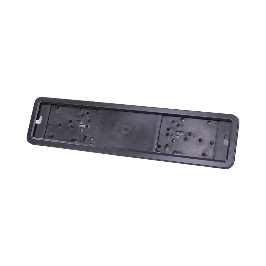 thumbnail image 2 of 2x Matte Black License Plate Frames - Front & Rear, Universal Fit, Car Styling By Surga Performance (Kenn32324) 2 of 6