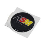 Autostyle "ASM" Design Wheel Decal Sticker (50mm)