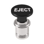 Universal Eject Button Cigarette Lighter Plug & Cap (Black)