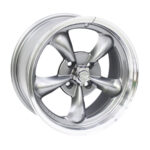 14" GR826E 4/100 Gunmetal Machine Lip Alloy Wheels