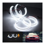 White LED Crystal Angel Eye Rings for Bmw E36/E38/E39/E46 Projector Headlights
