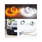 3D Angel Eye Crystal White & Yellow Rings for Bmw E36/E38/E39/E46 (for projector lamps)