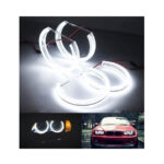 3D Angel Eye Crystal White Rings for Bmw E36/E38/E39/E46 (for non projector lamps)