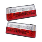 Suitable for Bmw E30 Crystal Look Semi Clear Tailights (for plastic bumpers)