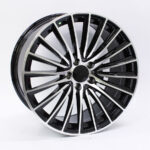 19" QS0399 5/112 Black Machine Face Alloy Wheels