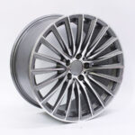 19" QS0399 5/112 Gunmetal Machine Face Alloy Wheels