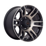 17" A-Line Dagger 6/139 Satin Black with Tint Finish Alloy Wheels