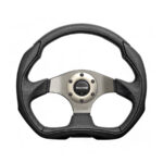 Momo VEAGLE35CBLK Momo Eagle Steering Wheel 350mm Leather