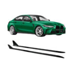 Gloss Black Side Skirts suitable for Bmw G80 3 Series (non oem)
