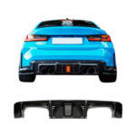 Gloss Black Rear Apron with LED for Bmw G80/82/83 3 series (non-oem)