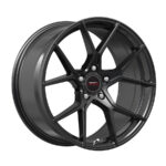 18" A-Line Master 5/112 Black Machine Face Alloy Wheels