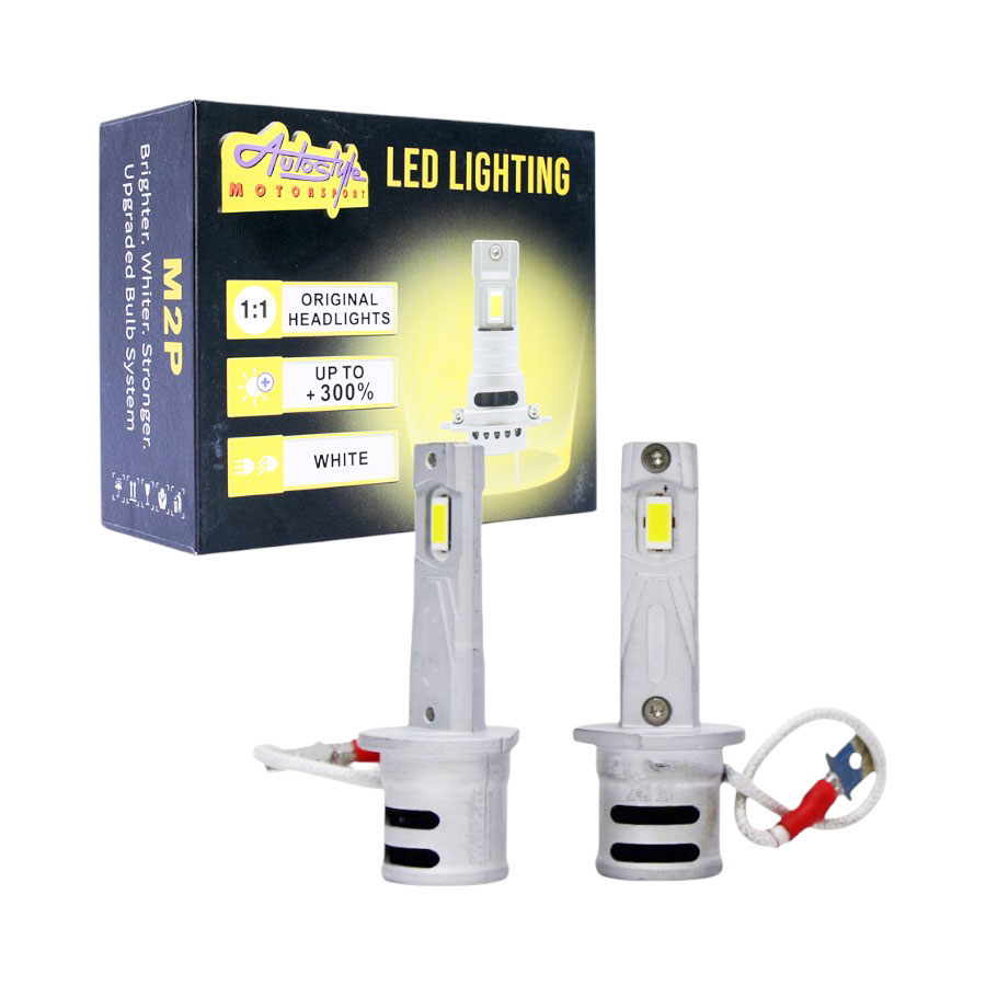 LED-H1-M2P H1 M2P Plug & Play LED Bulbs (pair) - Image 1