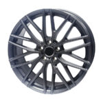 19" Zoom 163 5/112 Black Machine Face Alloy Wheels