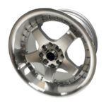 15" Zoom 5073R 4/100 & 4/114 Silver Alloy Wheels