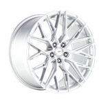 18" A-Line Spy Arctic Silver 5/100 8.5j ET38 Flow Forming Alloy Wheels