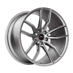 20" A-Line Hostile Charcoal Gray 5/112 10.5j ET40R Flow Forming 73.1 815kg Alloy Wheels