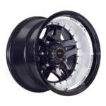16" A-Line Explorer Diamond Black 6/139 10j ET-44 108.1 Alloy Wheels