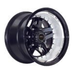 15" A-line Explorer 6/149 Diamond black Alloy Wheels