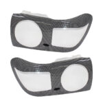Carbon Fibre Look Headlight Guards for Toyota Land Cruiser 2007