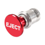 Eject Red Anodized Cigarette Lighter Plug