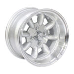 13" EVO AC Mini Lite 4/101.6 Silver Alloy Wheels