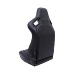 Evo Reclinable Racing Seats with Black PU Leather Arrow V2 Design (pair) - Image 2