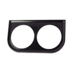 Autogauge Black Gauge Panel for 52mm Gauges (double)