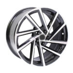 17" GR5213 5/100 Black Machine Face Alloy Wheels