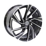 18" GR8391 5/112 Black Machine Face Alloy Wheels