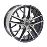 18" GR8392 5/120 Black Machine Face Alloy Wheels