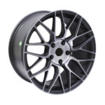 18" GRX040 5/120 Matt Platinum Black Alloy Wheels