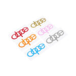 Dope Typography Design Vinyl Sticker 12x6cm (red)