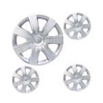15" Satin Silver & Silver Carbon Fibre Design Wheel Covers15INCH WHEEL COVERS