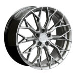 19" Flowtec F118I01 5/112 & 5/114 Hyper Silver Alloy Wheels