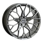 19" Flowtec F123-F2I02 5/112 & 5/114 Hyper Black Dark Alloy Wheels
