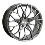 20" Flowtec F123-F1J01 5/112 & 5/114 Brush Finish Titanium Alloy Wheels