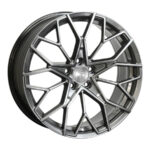 21" Flowtec F123-F3K02 5/112 & 5/114 Brush Finish Titanium Alloy Wheels