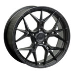 19" Flowtec F125I02 5/112 & 5/114 Full Polish Black Matt Alloy Wheels