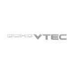 Vinyl Sticker with V-tech DOHC 16v Design - Silver Grey (30x4cm)